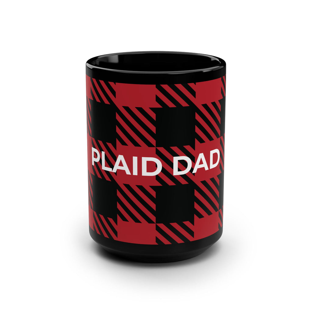 Plaid Dad Mug - 15oz