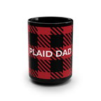 Plaid Dad Mug - 15oz