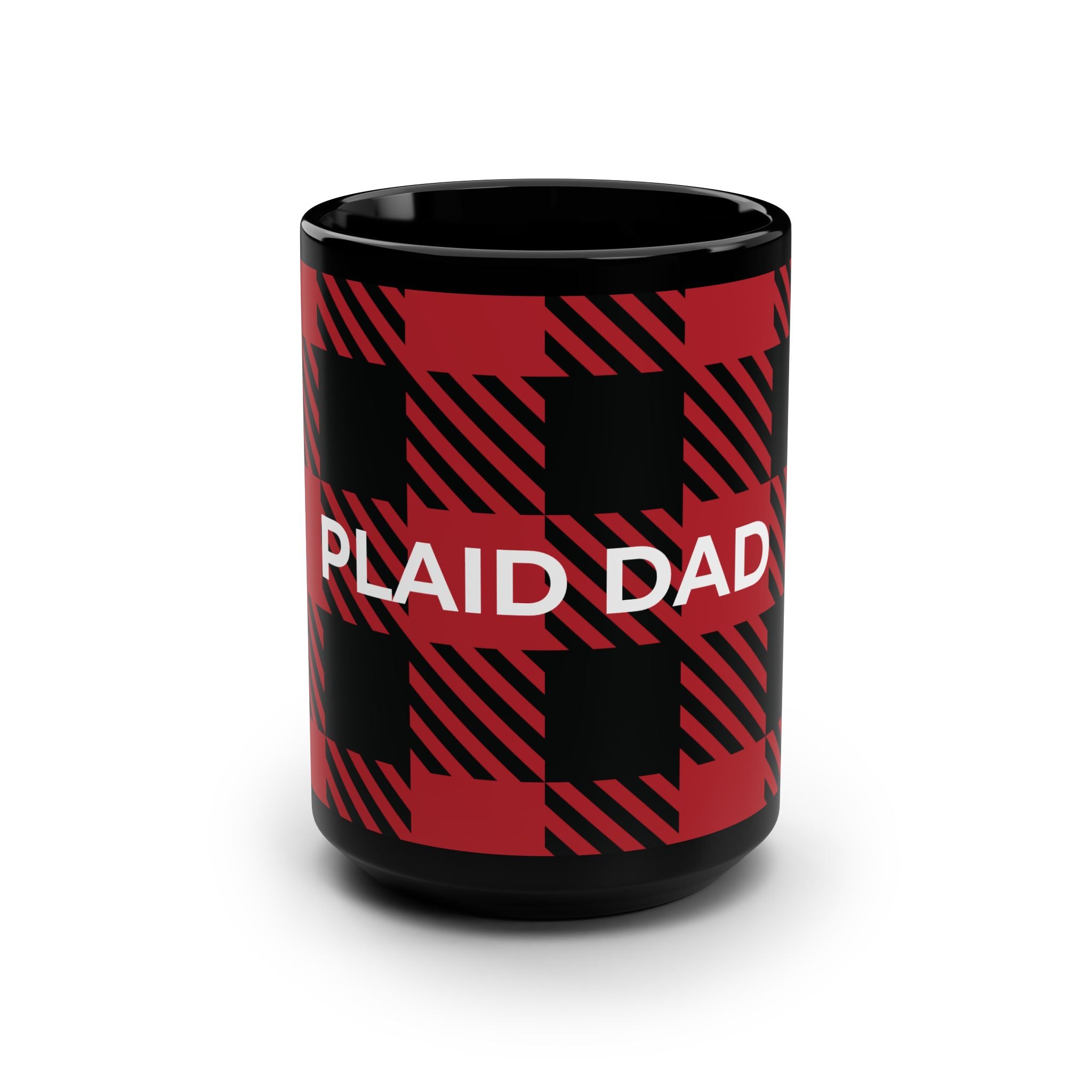 Plaid Dad Mug - 15oz