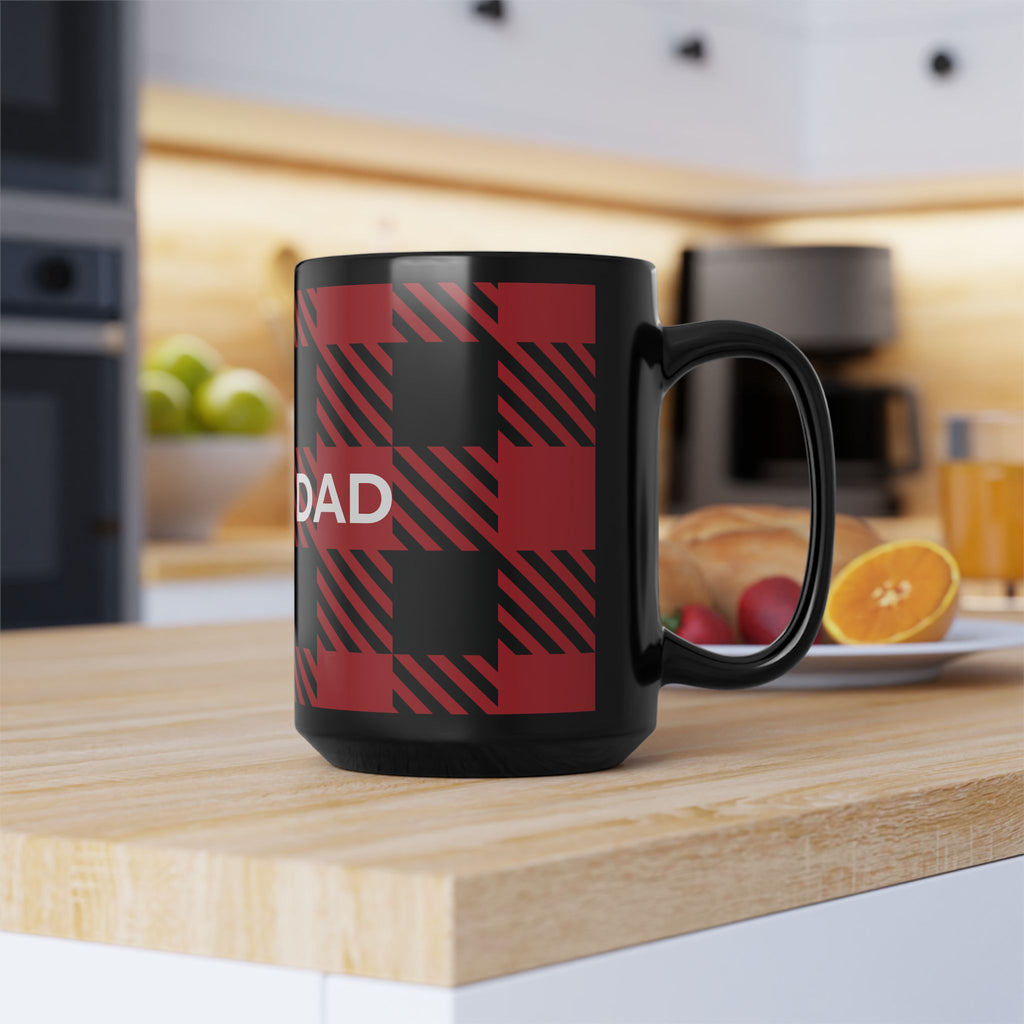 Plaid Dad Mug - 15oz