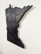 Minnesota Topographic Map - Black